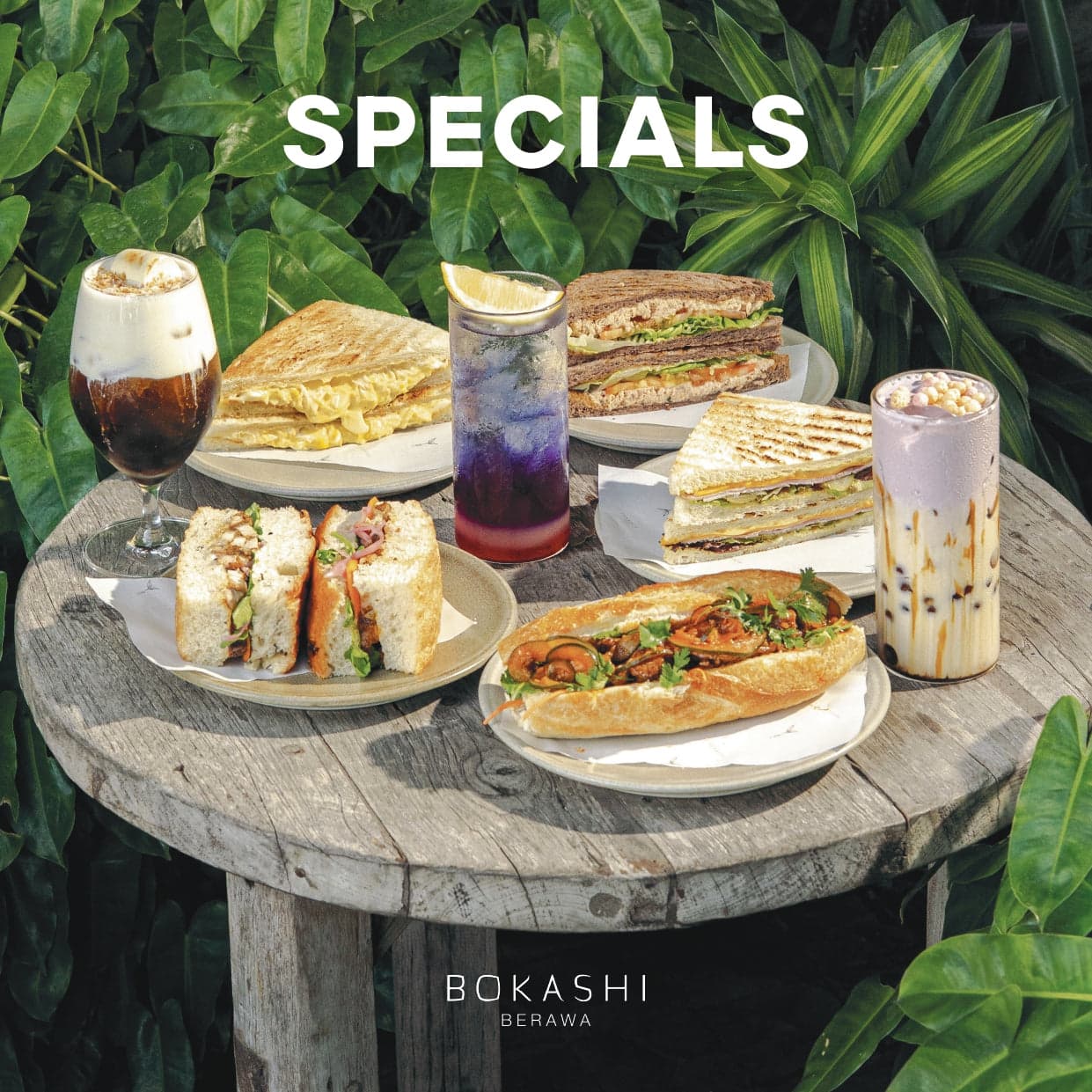 Specials menu, page 1